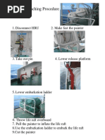 Manual Liferaft Launching Steps | PDF