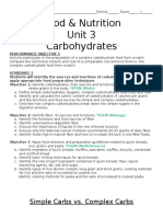 Unit 3 Carbohydrates Notes Packet
