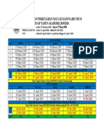 Covid Kalender Akademik Genap 2019-2020