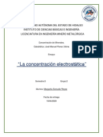Ensayo Concentración Electrostatica. Zamudio Reyes