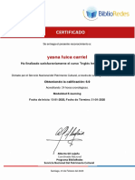 II - 2020 - V13 - Certificado de Curso Inglés Intermedio PDF