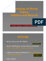 Cosmology of String Theory: Inflation and Beyond: F. Quevedo, Cambridge. UNIVERSENET 2007. Mytilene