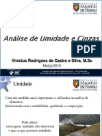 Análise de Umidade e Cinzas - Aula 4