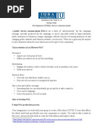 Writing Effective PSAs and Notices | PDF | Communication