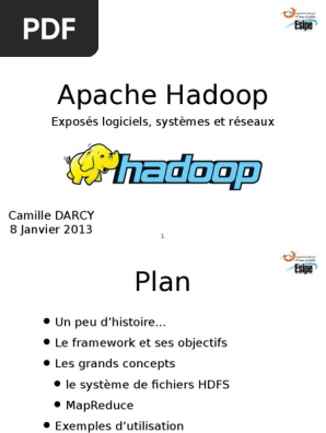 Presentation Hadoop Pdf Apache Hadoop Mapreduce