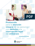 Protocolo para la Interrupción Legal del Embarazo 2019