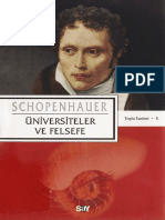 Arthur Schopenhauer - Üniversiteler Ve Felsefe