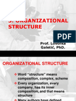 Organizational Structure: Prof. Lovorka Galetić, PHD
