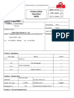Product Safety Data Sheet MSDS: Section 1 Identification