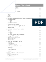 2 Marking Scheme: Worksheet: COAS Physics 1 Teacher Resources Original Material © Cambridge University Press 2005, 2008