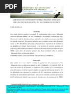 A produção de conhecimento sobre a temática Educação Física Infantil no XIX CONBRACE e VI CONICE.pdf
