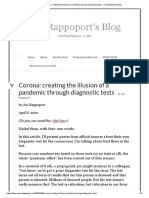 Corona - Creating The Illusion of A Pandemic Through Diagnostic Tests