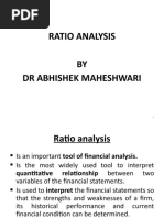 Ratio Analysis BY DR Abhishek Maheshwari