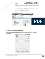 Civil 3D 05 - Pendiente Carreteras