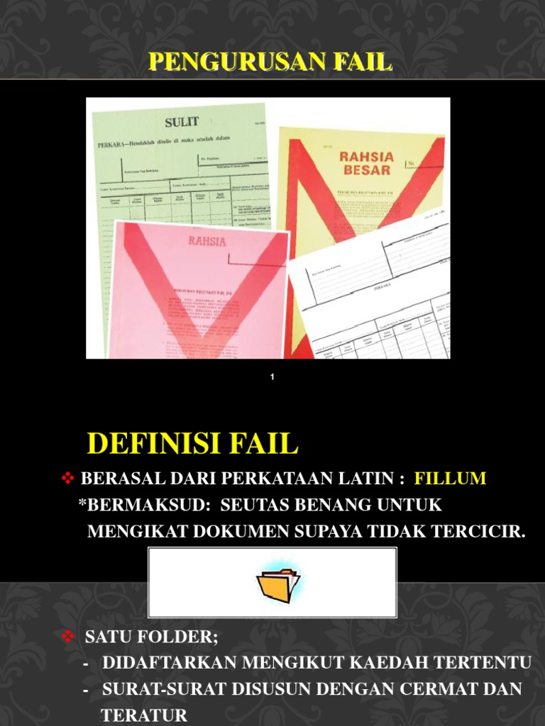Web - Pengurusan Fail Rasmi PDF | PDF