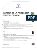 Actividad 2 - Linea de Tiempo Historia Psicologia Contemporanea PDF