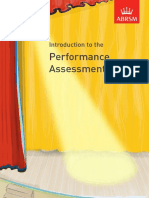 Performance Assessment: Introduction To The