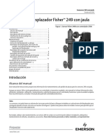 Instruction Manual Sensores de Desplazador Fisher 249 Con Caja Caged 249 Displacer Sensors Spanish Universal Es 134912