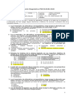 Evaluación Diagnóstica-Psicología