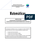 Practicas Matematica Bach Por Madurez