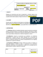 PRC-SST-016 Procedimiento Seguimineto y Mediciones Ambientales