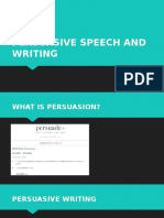 Persuasive Writing