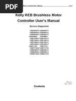 Kelly KEB Brushless Motor Controller User's Manual: Devices Supported