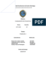 Ejercicio de Estadistica