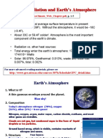 Radiation and Earth's Atmosphere