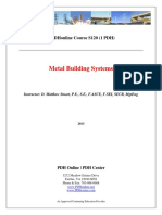 Metal Building Systems: Pdhonline Course S120 (1 PDH)