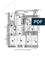 Planta Estructural de Techos