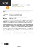 Artigo - Arquitetura da Informação