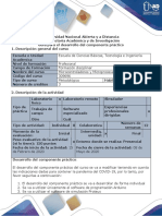 Guía para el desarrollo del componente práctico - Desarrollar el componente práctico Presencial