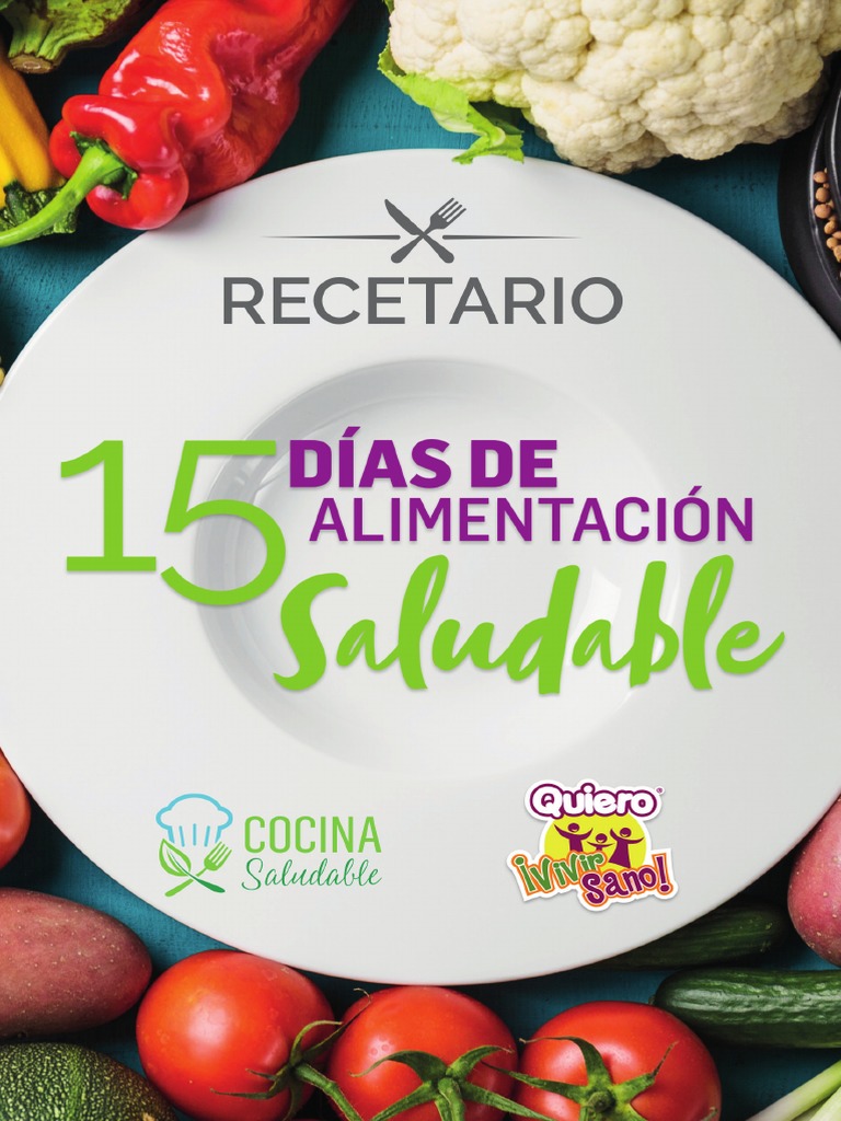 Recetario 15 Dias de Alimentacion Saludable PDF | PDF | Cilantro | ensalada