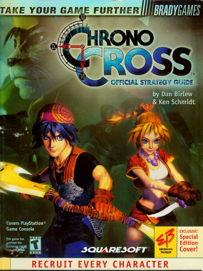 Rare PlayStation PS1 Chrono Cross Game & Strategy Guide Complete