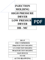 Injection Molding High Pressure Dryer Low Pressure Dryer DB - MC