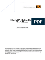 Ethernet/Ip - Getting Started User'S Manual: Version: 1.00 (October 2008) Model No.: Maepgetst-Eng