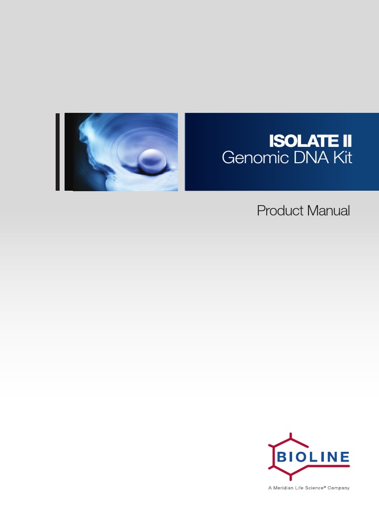 Genomic DNA Kit: Isolate Ii | PDF | Lysis | Protein Purification