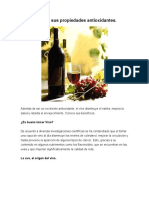 El Vino Tinto y Sus Propiedades Antioxidantes