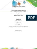 Tarea 2 - Clasificar los contaminantes atmosféricos