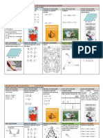 Calendario Matemático 3 de Secundaria Del 25 de Noviembre Al 6 de Diciembre Del 2019