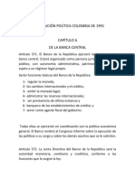 Banco de La Rep Constitucion 1991 - Normatividad