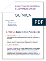 Informe de Quimica 2do I