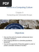 Ethics in A Computing Culture: Computing and Vulnerable Groups