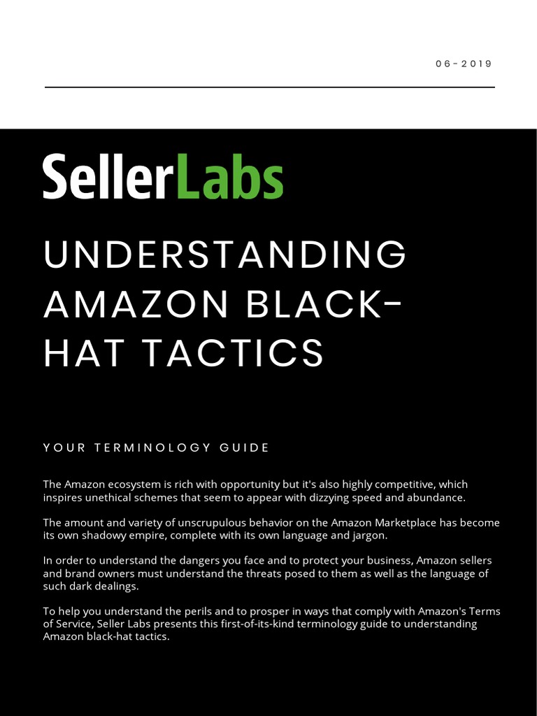 Understanding Amazon Black Hat Tactics PDF PDF Intellectual