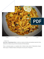 Aloo Poha Recipe - Kanda Batata Poha - Potato Poha - VegeCravings PDF
