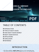 Technical Seminar ON Night Vision Technology