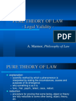 Pure Theory of Law - Legal Validity