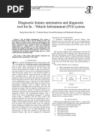 Diagnostic Feature Automation and Diagnostic Tool For in - Vehicle Infotainment (IVI) System