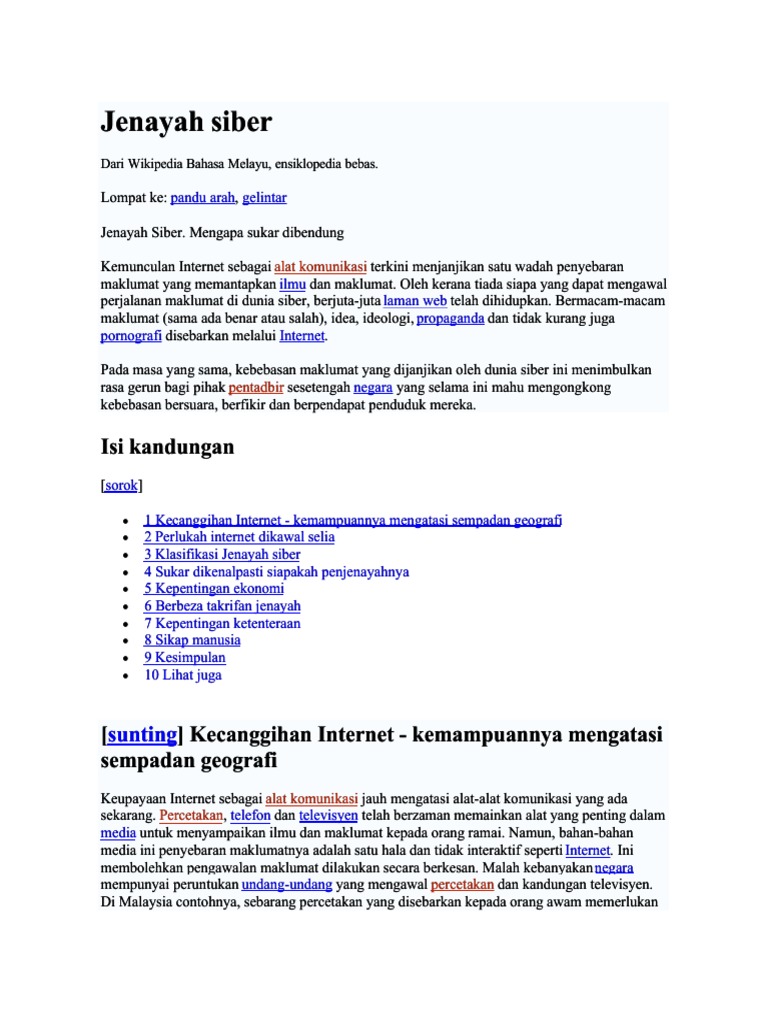 Jenayah Siber Pdf